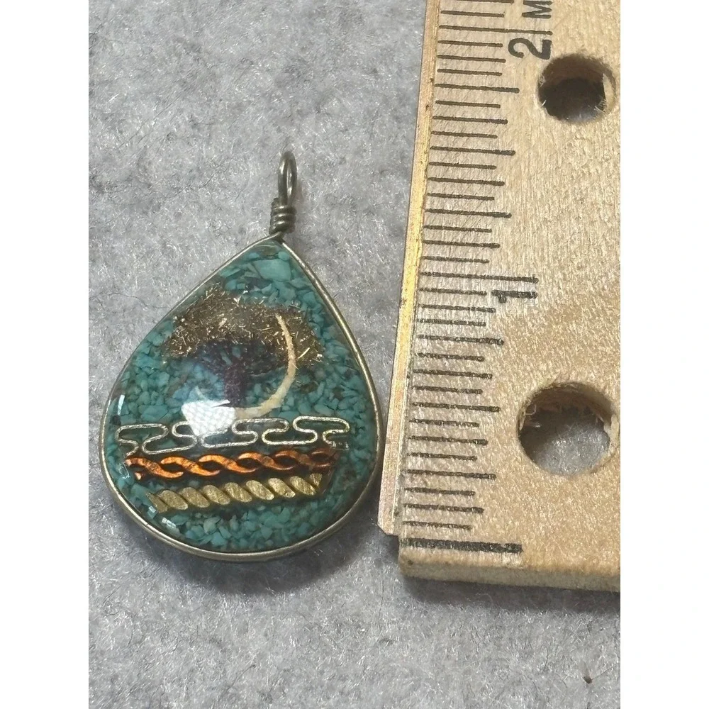 #52. Micro-mosaic Tree Pendant